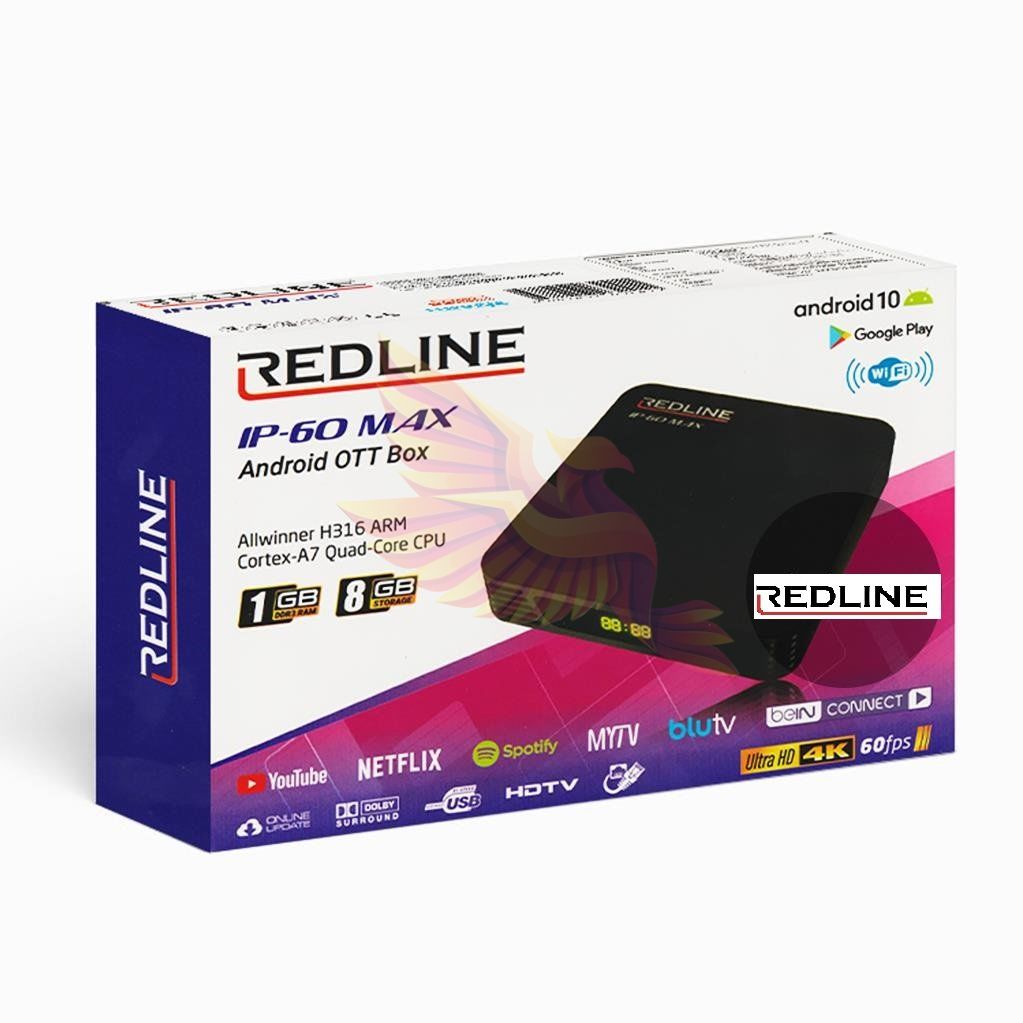 Redline IP-60 Max Android 10 TV Box Media Player