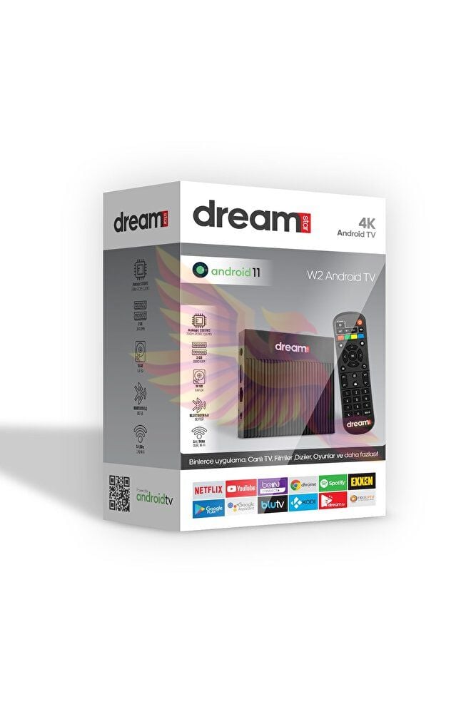 Dreamstar W2 Android Tv Box | 2gb Ram 16GB Hafıza | Android 11