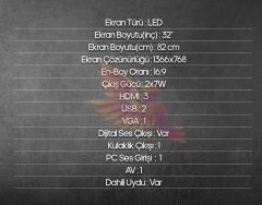 DREAMSTAR 82 Ekran Google Android TV