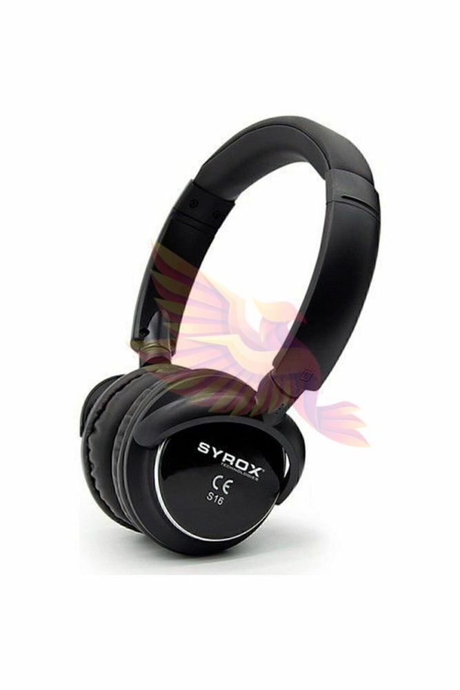 Syrox Kulaküstü Kablosuz Bluetooth Kulaklık Hafıza Kartı Girişli S16 Siyah NoColor-27668fe0 - Tek Ebat